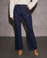 Annabella Super Stretch Flare Hem Jeans