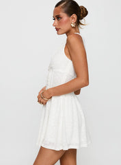 Loveluck Lace Mini Dress White