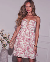 Amarah Abstract Mini Dress