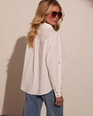 Emmah Button Down Top