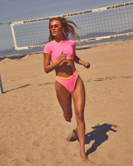 Dara Contrast Crop Top