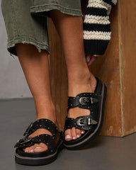 Hadyn Western Studded Buckle Sandal