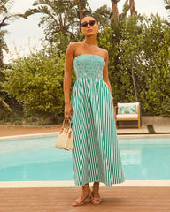 Forever Summer Striped Maxi Dress