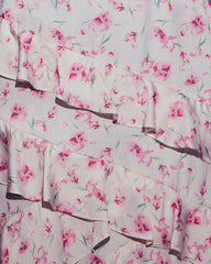 Fawna Floral Satin Maxi Dress