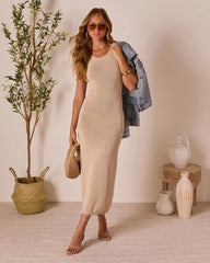 Afternoon Muse Knit Maxi Dress