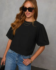 Delphi Poplin Short Sleeve Top