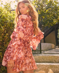 Alerie Waist Tie Mini Dress