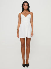 Patterstone Mini Dress White