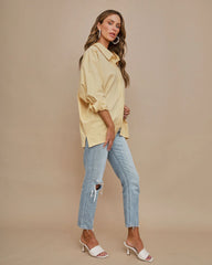 Federica Cotton Button Down Top