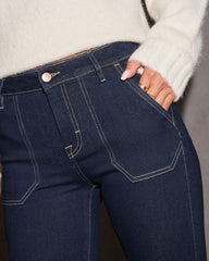 Annabella Super Stretch Flare Hem Jeans