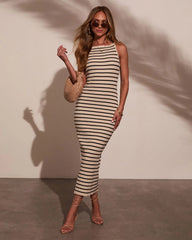 Izie Striped Maxi Dress