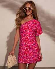 Danah One Shoulder Mini Dress