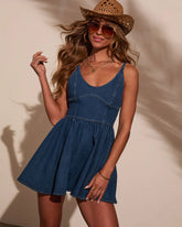 Beatrice Denim Mini Dress
