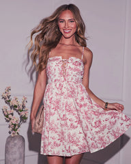 Amarah Abstract Mini Dress