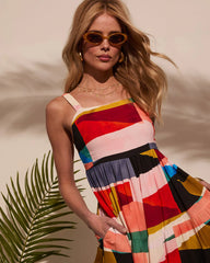 Ceilia A-Line Printed Maxi Dress