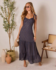 Coastline Calls Tiered Maxi Dress