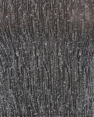 Glimmering Frost Sequin Top