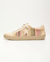 Coolway Multi Color Stitched Star Sneakers