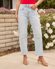 Free Cove Super Stretch High Rise Barrel Jeans