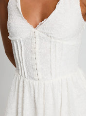 Loveluck Lace Mini Dress White
