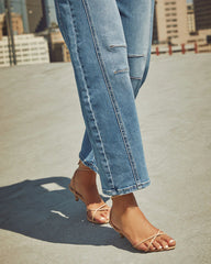 Free Cove Super Stretch High Rise Barrel Jeans