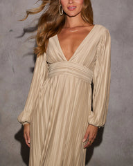 Eternal Grace Plisse Maxi Dress