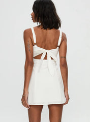Summer Isles Mini Dress White