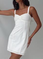 Summer Isles Mini Dress White
