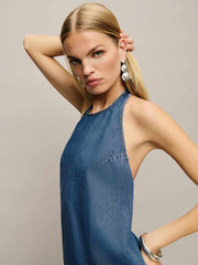 Avielle Lived-In Denim Mini Dress