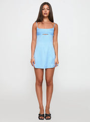Powell Mini Dress Light Blue