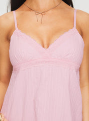 Lunya Mini Dress Pink