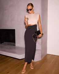 Garcella Cut Out Maxi Dress