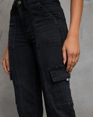 Dalton Super Stretch Straight Leg Cargo Jeans