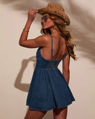Beatrice Denim Mini Dress