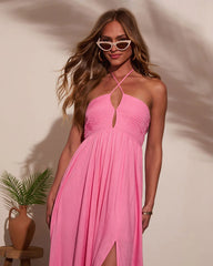 Bellen Halter Maxi Dress