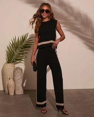 Cool Again Contrast Trim Top