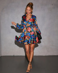 Bright Days Ahead Floral Mini Dress