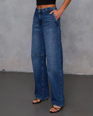 In Full Swing Rigid Barrel Jeans