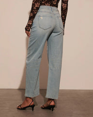 Damson Stretch High Rise Barrel Jeans