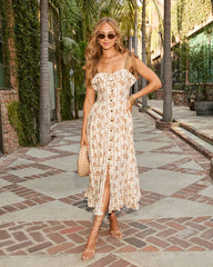 Canyon Crush Fit And Flare Maxi Dress