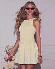 Alissa Smocked Mini Dress