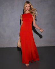 Dewy Days Drop Waist Maxi Dress