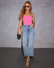 Chill Days Ribbed Tube Top