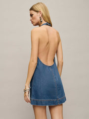 Avielle Lived-In Denim Mini Dress