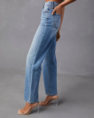 Brandis High Rise Straight Leg Jeans