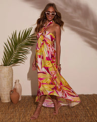 Fun In The Sun Halter Maxi Dress