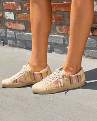 Coolway Multi Color Stitched Star Sneakers