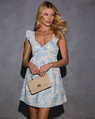 Gracie Floral Baby Doll Mini Dress