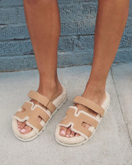 Adelene Sherpa Lined H-Strap Sandal