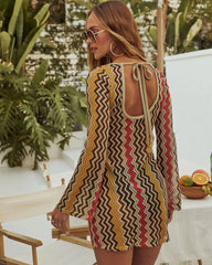 Hit The Tropics Cover Up Mini Dress